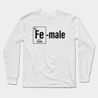 Female. Fe-iron. Long Sleeve T-Shirt